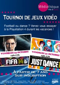 Tournoi de jeux vidéo : Just Dance 2014. Le vendredi 31 octobre 2014 à AURAY. Morbihan.  15H00